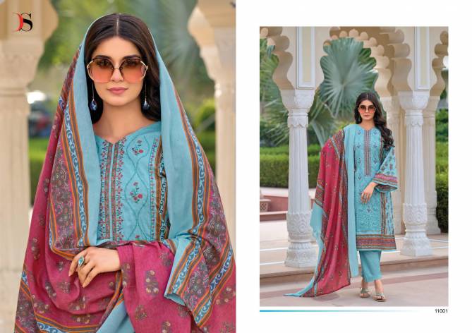 Meher 4 By Deepsy Embroidery Cotton Dupatta Pakistani Suits Wholesale Price In Surat
